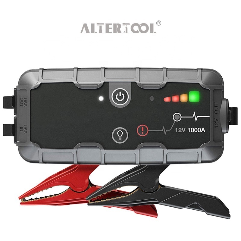 Altertool Best Sellers 12v Lithium Jump Starter Portable Power Bank Charger For up to 6-Liter Gasoline 3-Liter Diesel Engines