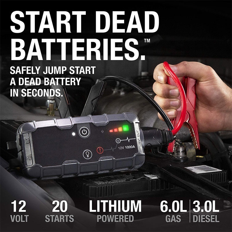 Altertool Best Sellers 12v Lithium Jump Starter Portable Power Bank Charger For up to 6-Liter Gasoline 3-Liter Diesel Engines