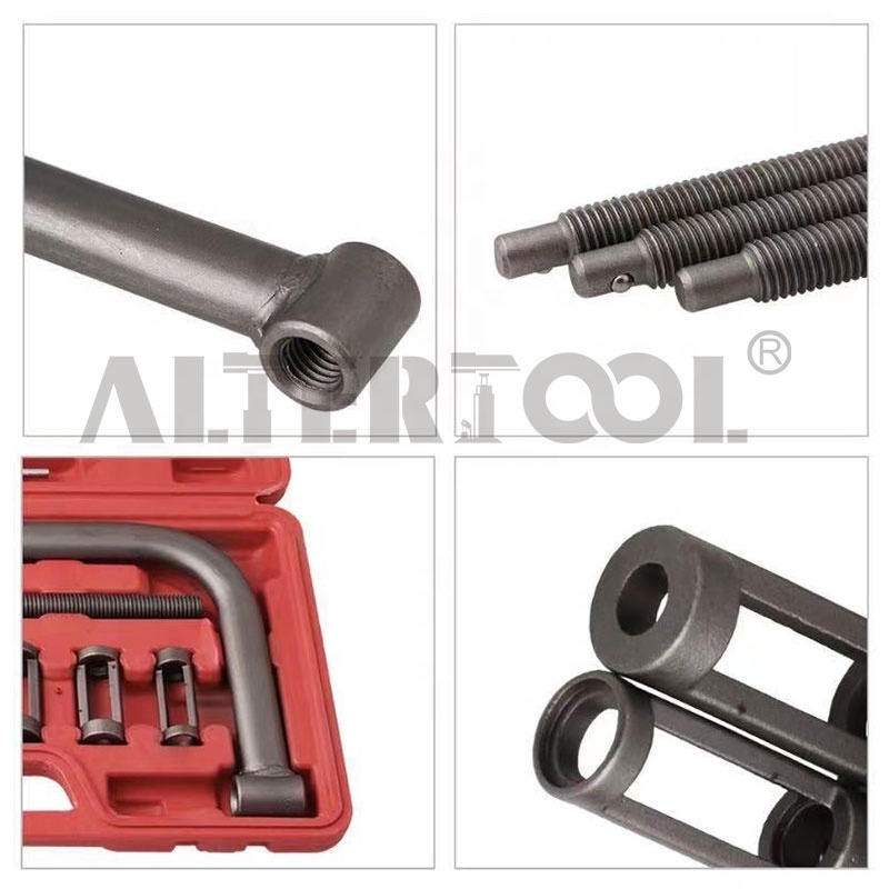 10 Pieces Valve Spring Compressor Kit Valve Stem Puller Vehicle Removal Tool Installation For Van Motorcycle Engine