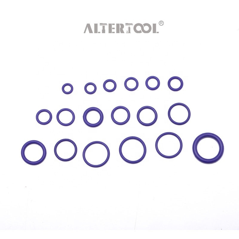 Automotive Air Conditioner Sealing Ring  Purple Seal Kit O-Ring Assortment Set