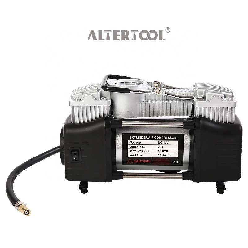 150PSI Portable Battery Car Air Pump Compressor with Four-Piece Repair Kit tyre inflator machine