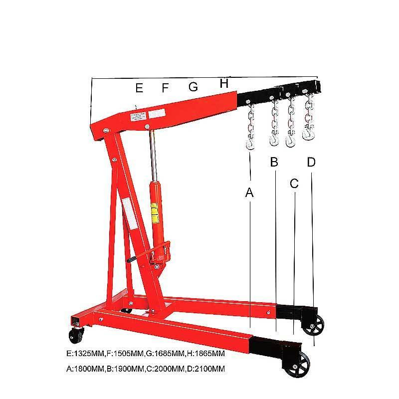 3 Ton Heavy Duty Folding Engine Crane Price