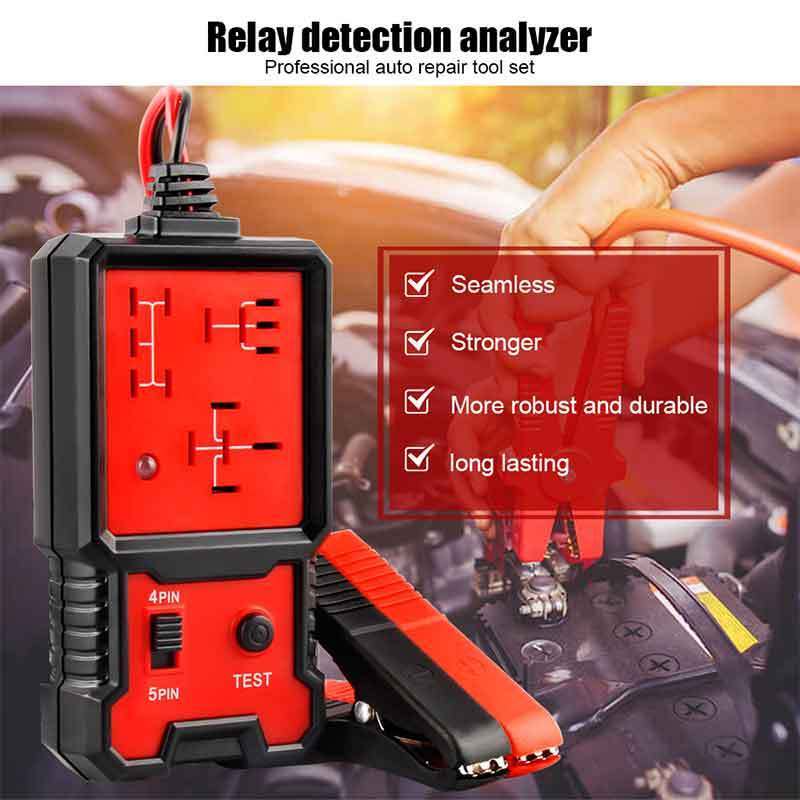 Universal Automotive Relay Tester 12v Electronic Auto Battery Tester Alternator Full System Diagnostic Tool