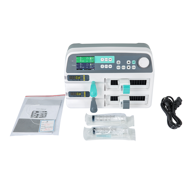 Factory Price hospital bomba de seringa CE medical dual channel Syringe  electric pump