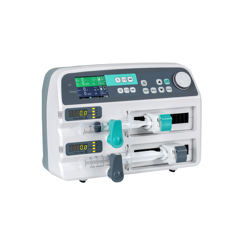 Factory Price hospital bomba de seringa CE medical dual channel Syringe  electric pump