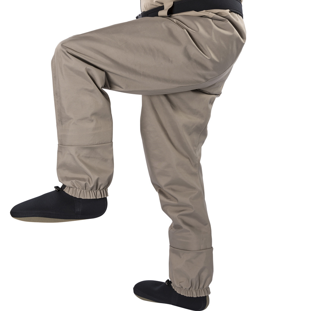 100% Waterproof Breathable Fishing Chest Wader Suit With Neoprene Sock