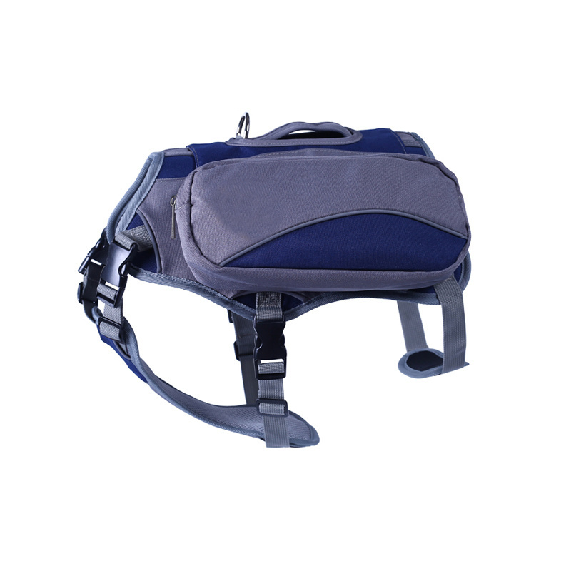 Wholesale Multifunctional Adjustable traveling Pet Pannier Dog saddle bag Backpack Harness for Camping