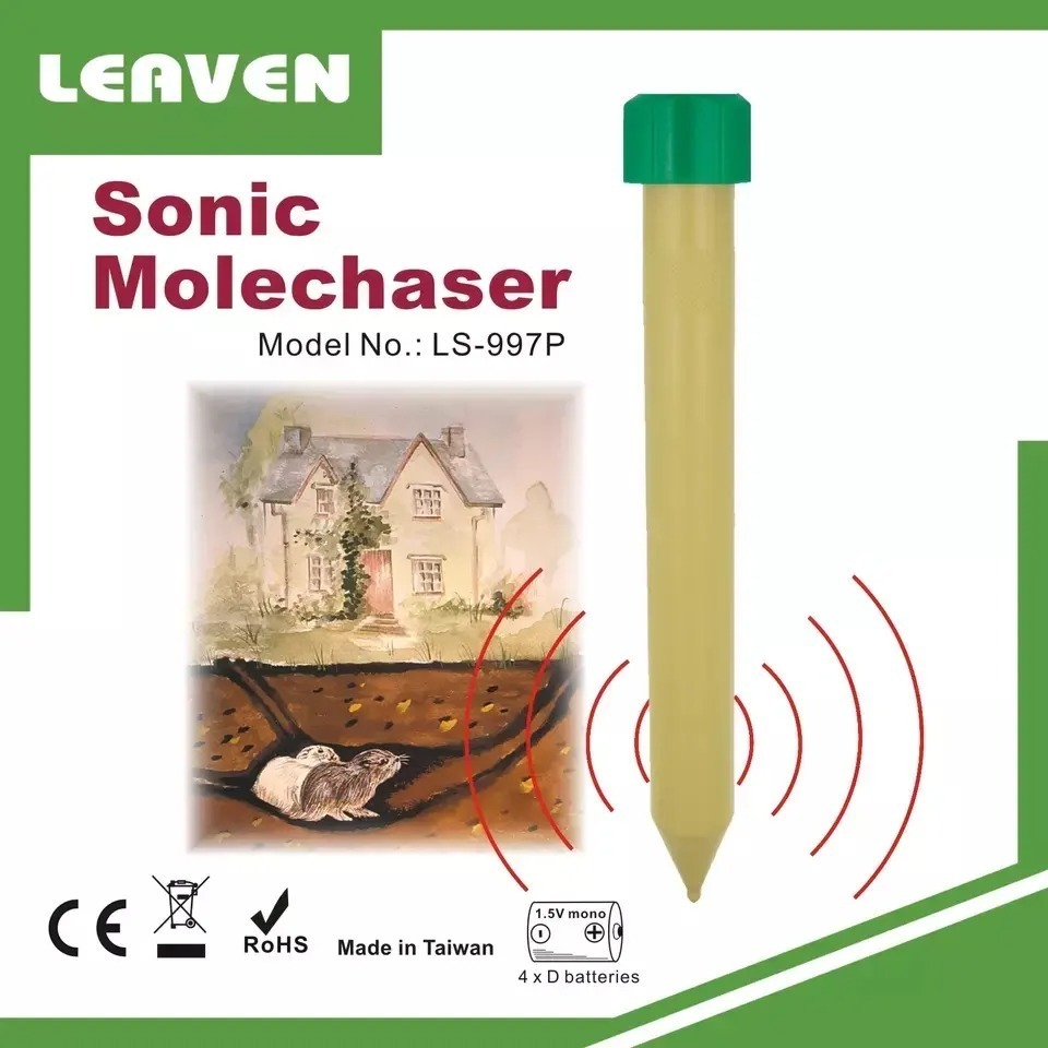 Logo Custom Sonic Waterproof Effective Chaser Mouse Trap Rat Mole Repeller