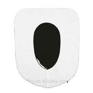 Disposable hygienic flushable toilet seat cover