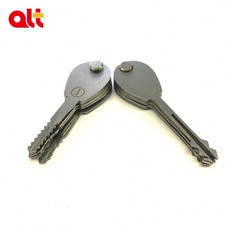 20 Pcs Car Lock Out Jiggler Keys Emergency Glossy Silver Keys Unlock Door Open Tool Kit locksmith tool