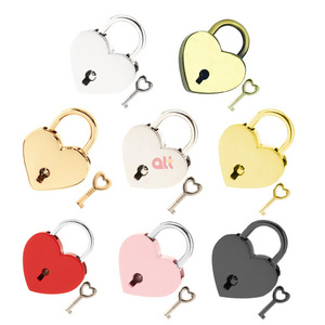 mini colorful love heart shaped padlock wishing lock wedding lock lock heart padlock