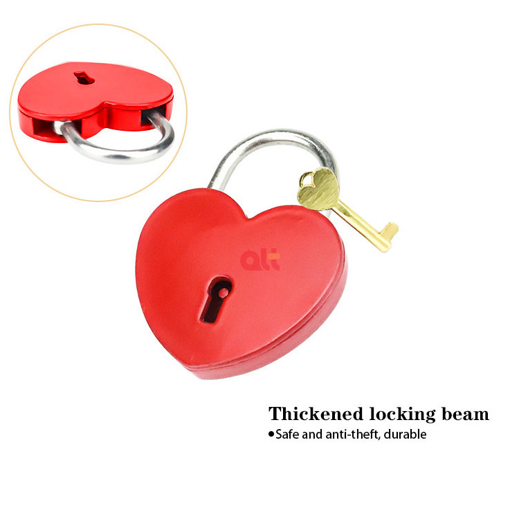 mini colorful love heart shaped padlock wishing lock wedding lock lock heart padlock