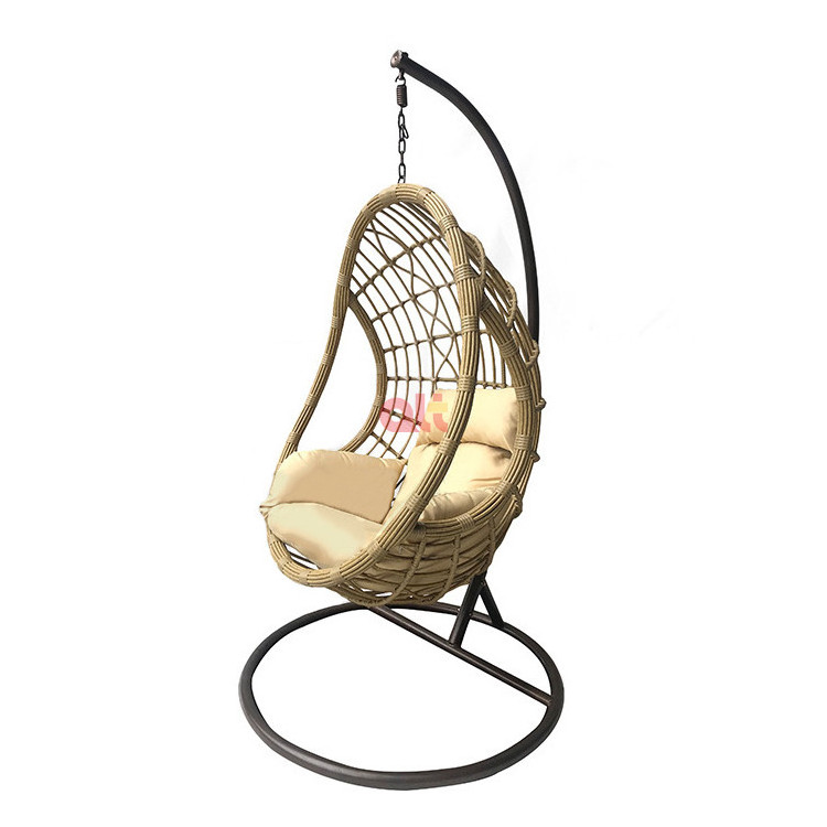 folding hanging rattan pod chair relaxing black garden egg chair hanging chair manufacturer