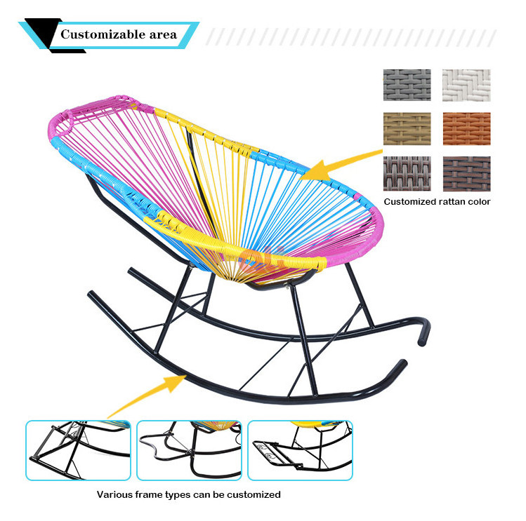 rattan wicker chair outdoor furniture relaxing chairs rattan acapulco outdoor rocking chairs