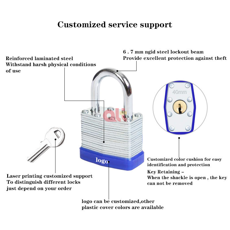 industrial master lock waterproof safety padlock combination lock steel shackle lockout safety laminated padlock