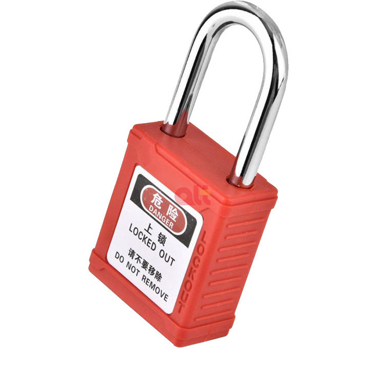 industrial safety products master lock key alike steel nylon shackle safety padlock wholesale lockout tagout loto safety padlock