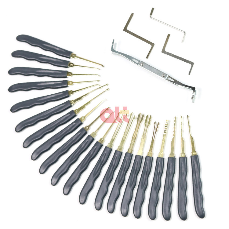 wholesale  scope turbo decoder dimple cylinder honest beginner unlocking lock pick set with practice padlocks lock pick