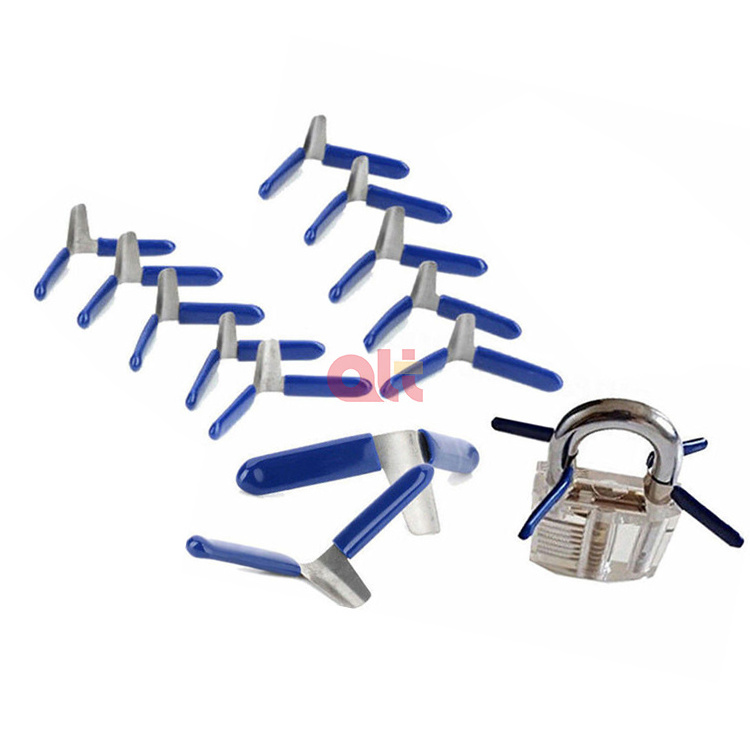 wholesale 10pcs Padlock Shim Picks Set Lock Pick Accessories Set Tools Lock Home Tools Locksmith Tools