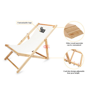 portable outdoor foldable wooden relax lounge recliner pool chair wholesale folding wood camping picnic garden beach deck chairs