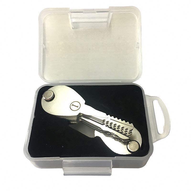 20 Pcs Car Lock Out Jiggler Keys Emergency Glossy Silver Keys Unlock Door Open Tool Kit locksmith tool