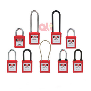 industrial safety products master lock key alike steel nylon shackle safety padlock wholesale lockout tagout loto safety padlock