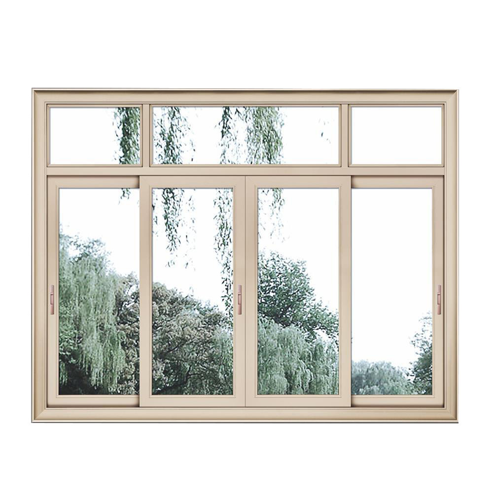 Factory customized sound proof and window proof living room house windows aluminum sliding