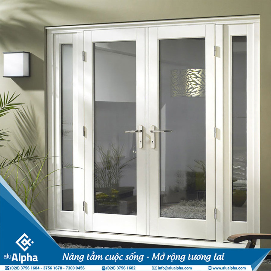 Aluminum Sound Proof/Insulation Glass Aluminum Door