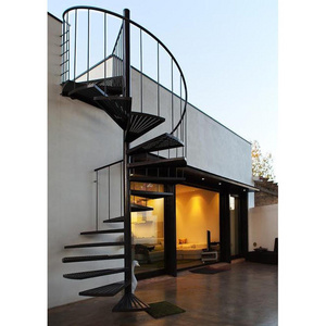 Alucasa Villa Spiral Staircase Prices Outdoor Modern Metal Indoor Stairs Black Wood Outside Wrought Iron Staircase Design