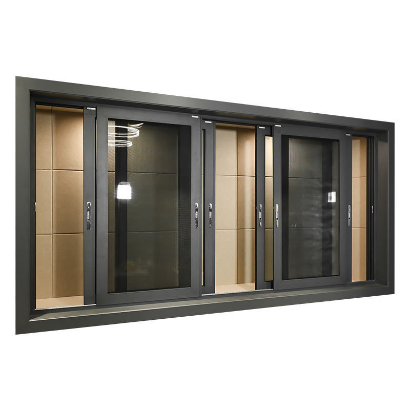 Alucasa Custom Double Glazed Glass Sliding Aluminium Doors and Windows Dubai