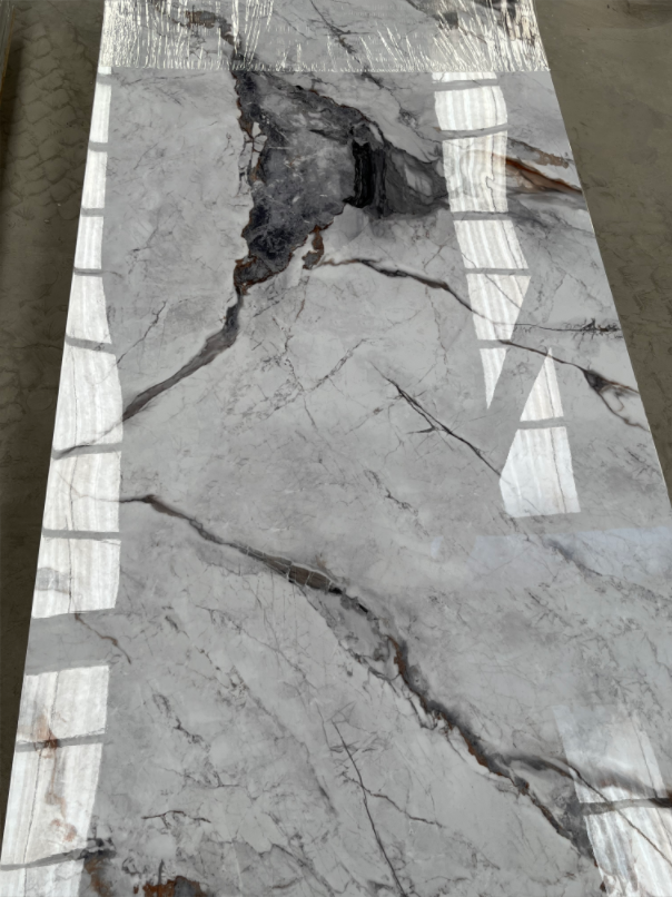 False stone panels 4x8 pvc marble lamina artificial de marmol pvc marble sheet glossy