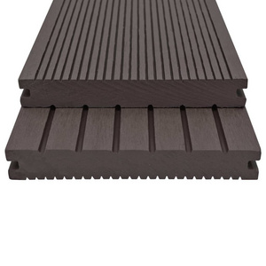 Co extrusion/normal wooden plastic composite wall panel  hollow/solid/DIY decking installation method accessories 220*26mm