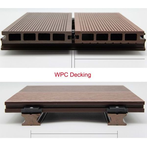 High quality Modern Design WPC Composite Decking Boards Outdoor Water Resistant