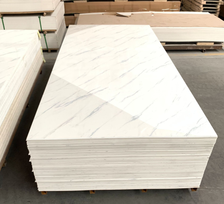 False stone panels 4x8 pvc marble lamina artificial de marmol pvc marble sheet glossy