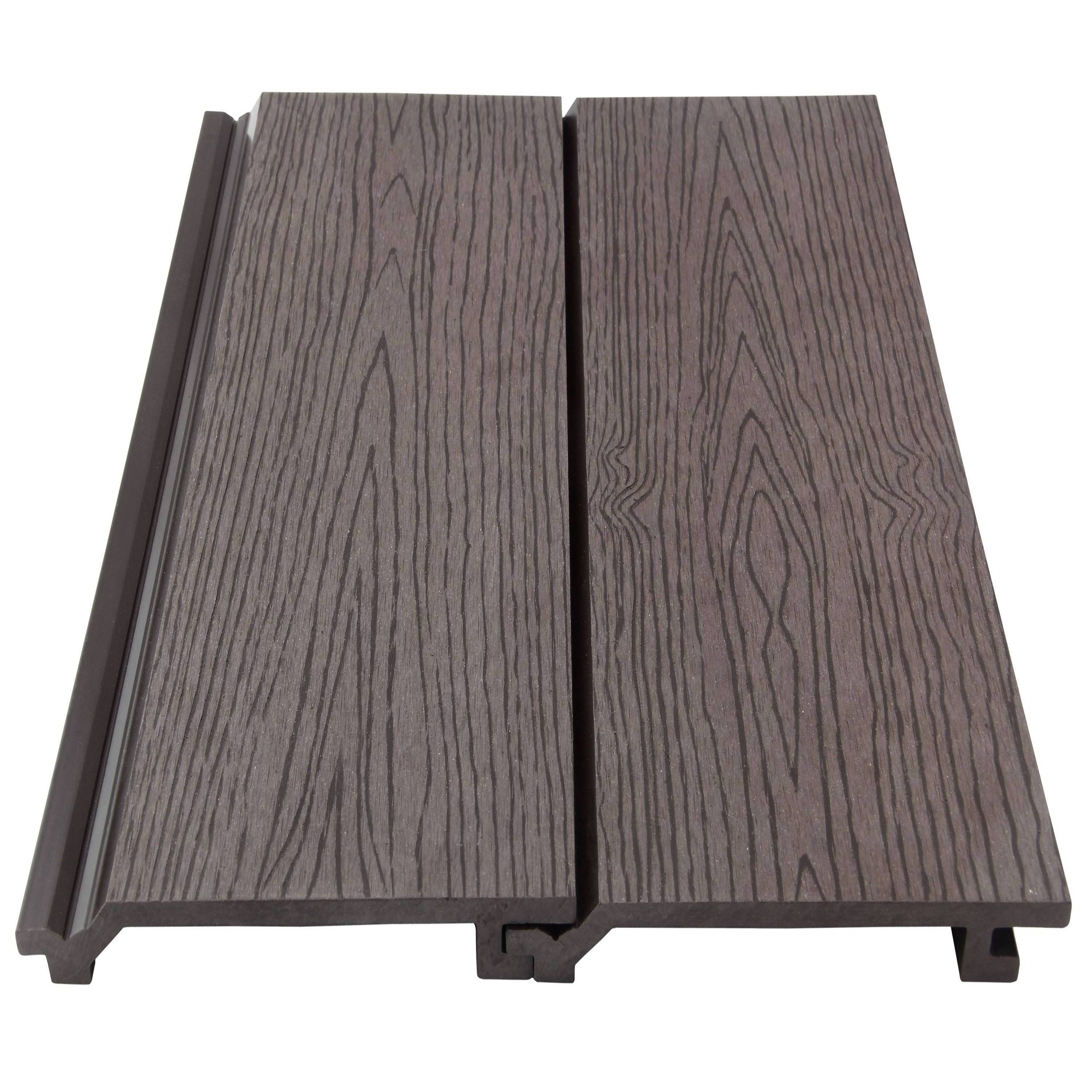 High quality Modern Design WPC Composite Decking Boards Outdoor Water Resistant