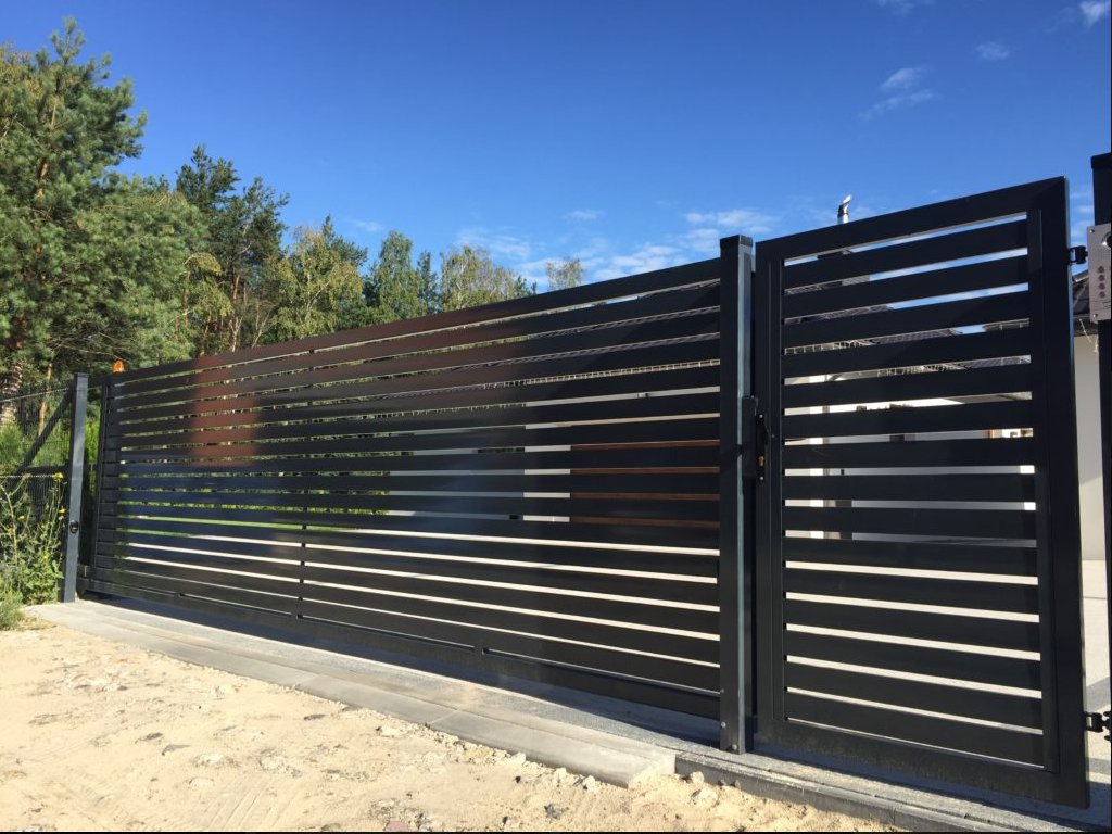 Punching Welding Welded  Metal  Gate Aluminum  fence