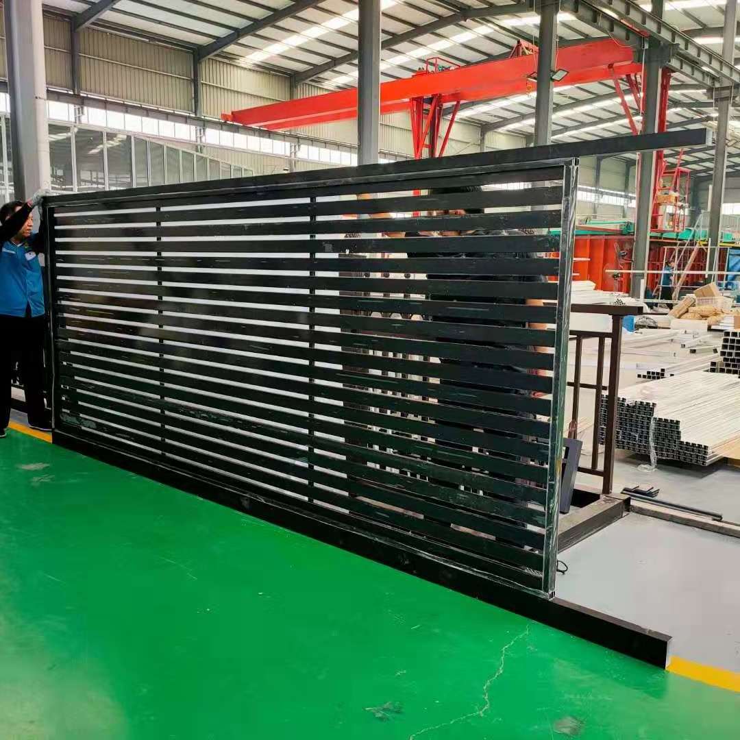 Simple And Effortless Easily Assembled Aluminium Door Garden Sliding Fence Gate