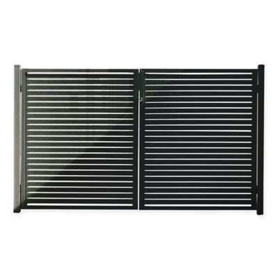 China made 6ft slat fence panels aluminum alloy privacy fencing fence post panel louver