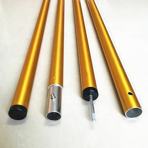 Custom Manufacturers aluminum tent pole Adjustable Tarp Poles for camping