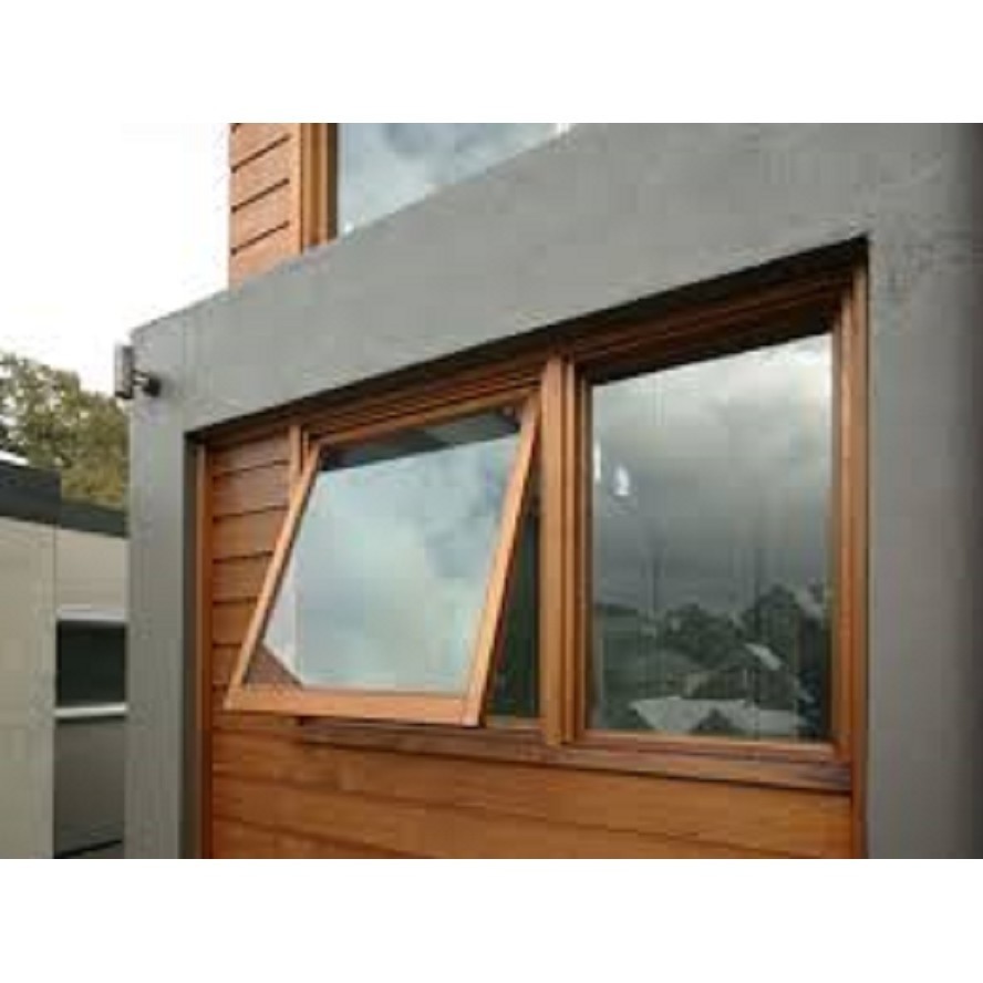 aluminum cald wood window with German hardware