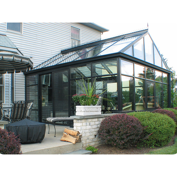 OEM European Style Veranda Customized Portable Tempered Glass Sunroom