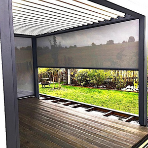 Water Proof Pergola Aluminium Outdoor with Mosquito Net Screen