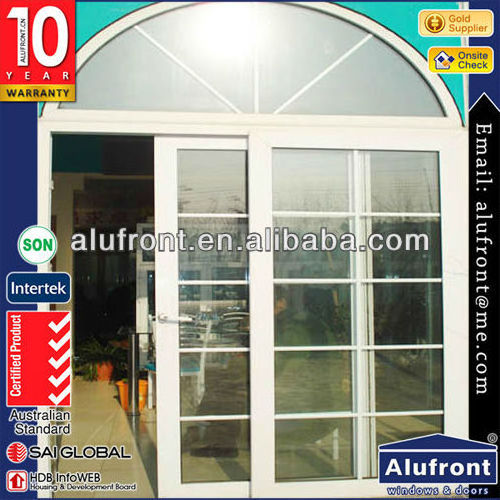 Aluminum Frame Glass Sliding Window With fixed part