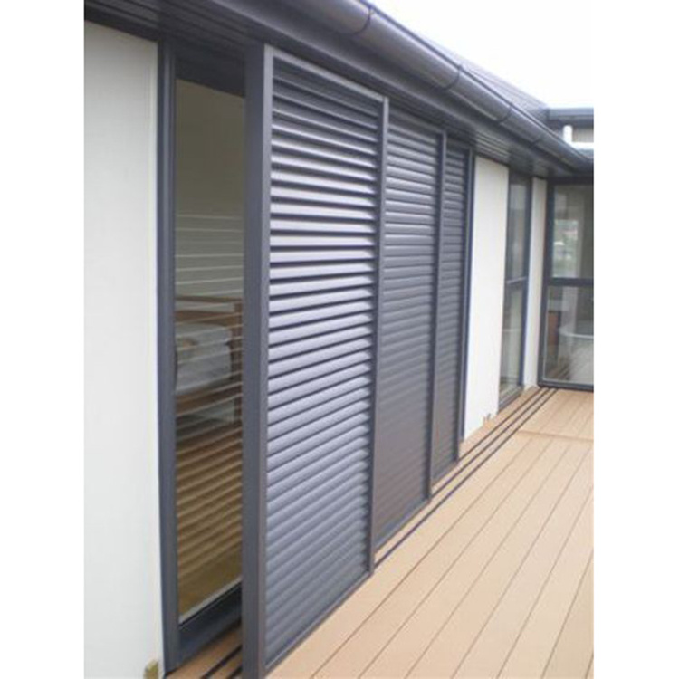 aluminium sliding shutter slat door