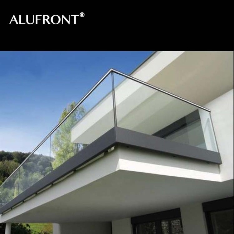 Australia outdoor frameless stainless steel Glass Balustrade for Balcony