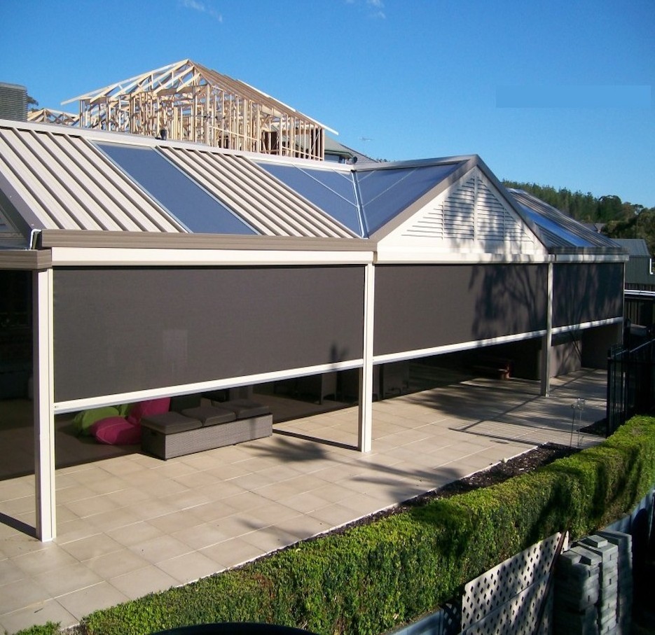 Water Proof Pergola Aluminium Outdoor with Mosquito Net Screen