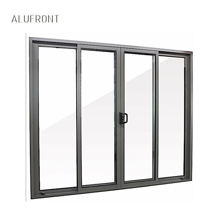 AS2047 Certified HIgh quality  heat insulation aluminum profile waterproof sliding hinged door  insulating glass  door