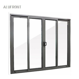 AS2047 Certified HIgh quality  heat insulation aluminum profile waterproof sliding hinged door  insulating glass  door