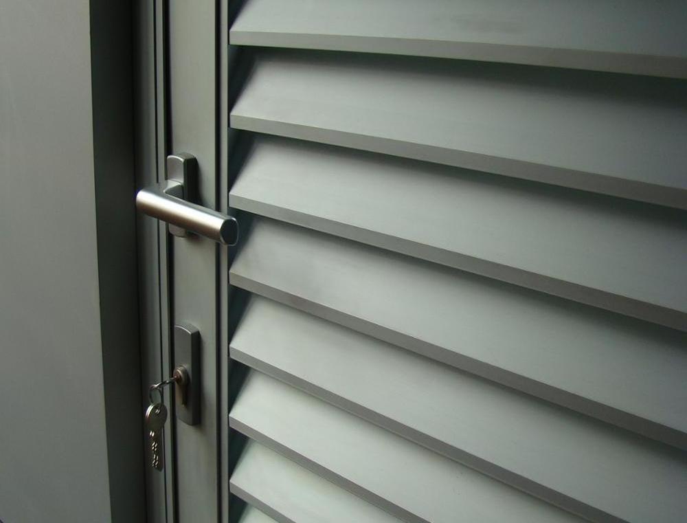 aluminium sliding shutter slat door