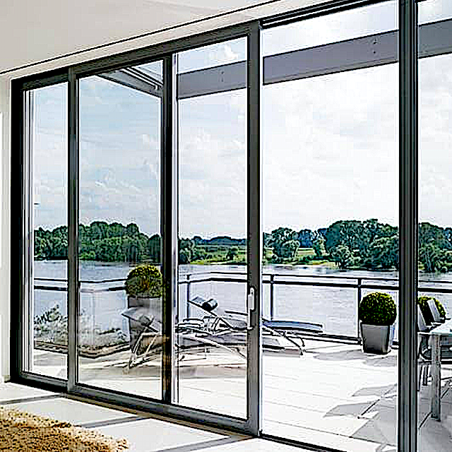 High Quality Trackless Retractable Sliding Door Screen Door With Mosquito Net