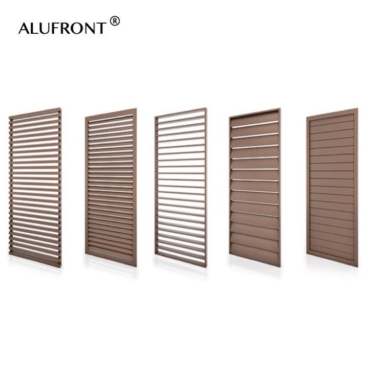 Best Price custom horizontal plantation shutters from china aluminum shutters window